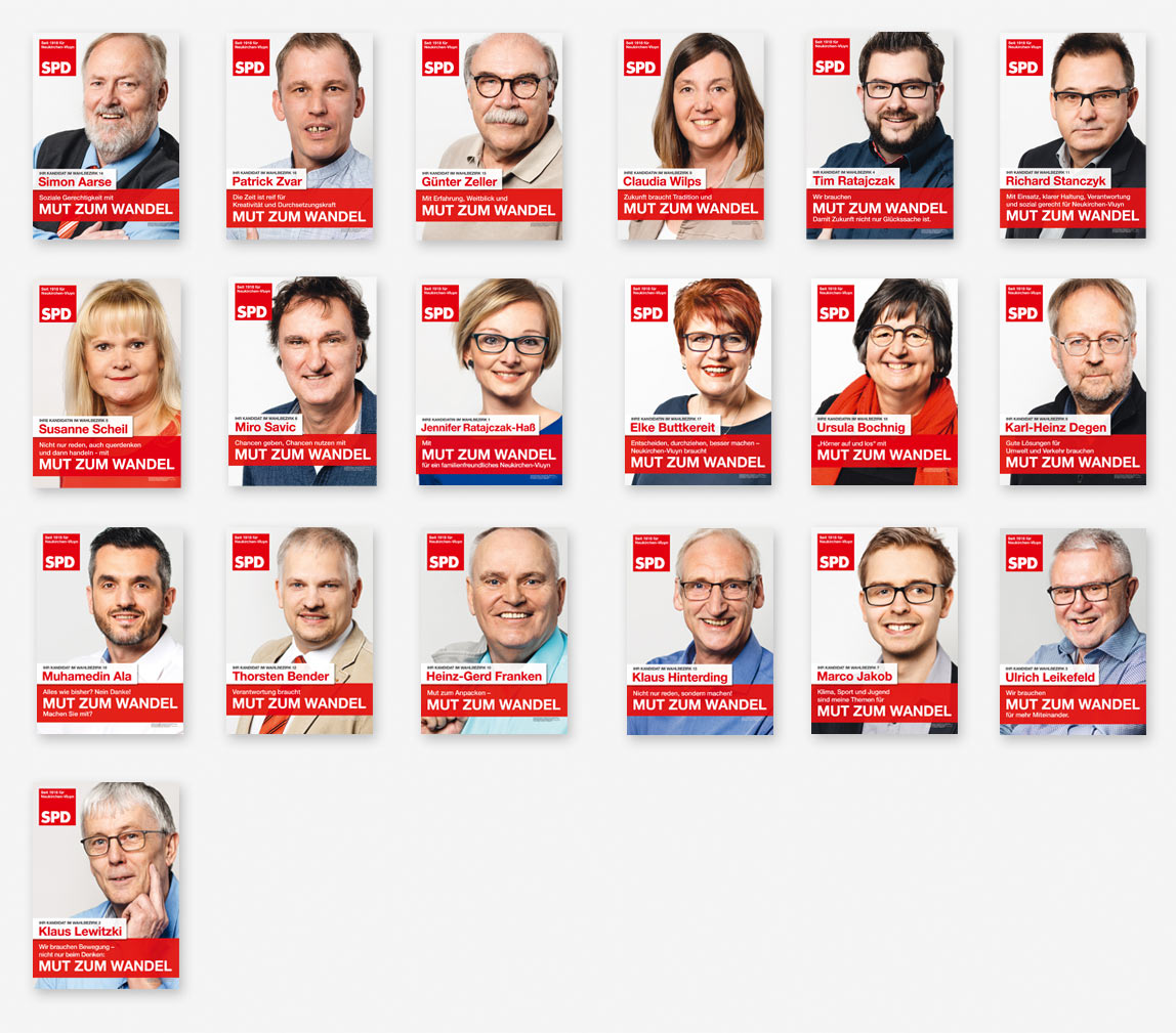 mediadesign linke & Netzwerk Kommpakt - SPD Neukirchen-Vluyn Kampagne 2020
