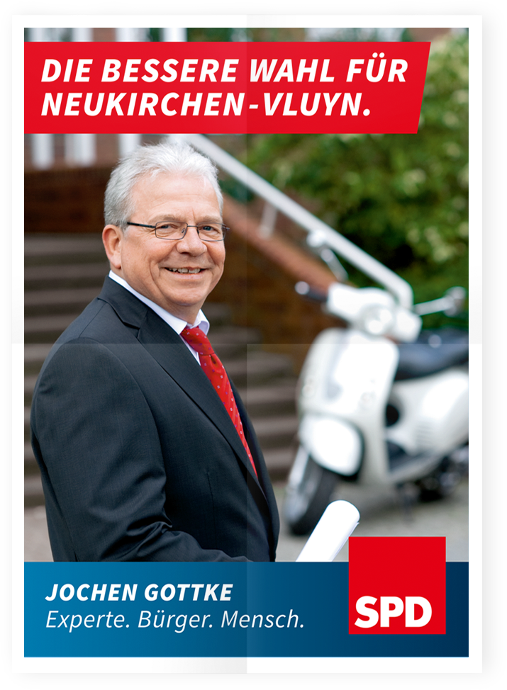 SPD Neukirchen-Vluyn Bürgermeisterwahl 2015 Plakat und Website