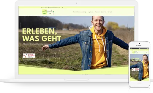mediadesign linke portfolio - webdesign / neuer responsiver Internetauftritt für die Advance Bildungsakademie in Essen