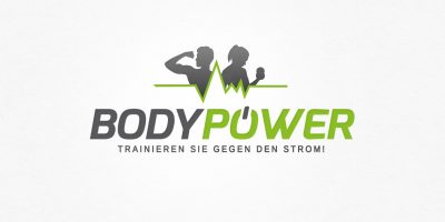 Logo Design | mediadesign linke Logoentwurf für Bodypower - Trainieren Sie gegen den Strom!