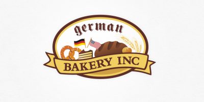 Logo Design | mediadesign linke Logoentwicklung Logodesign für German Bakery Inc.