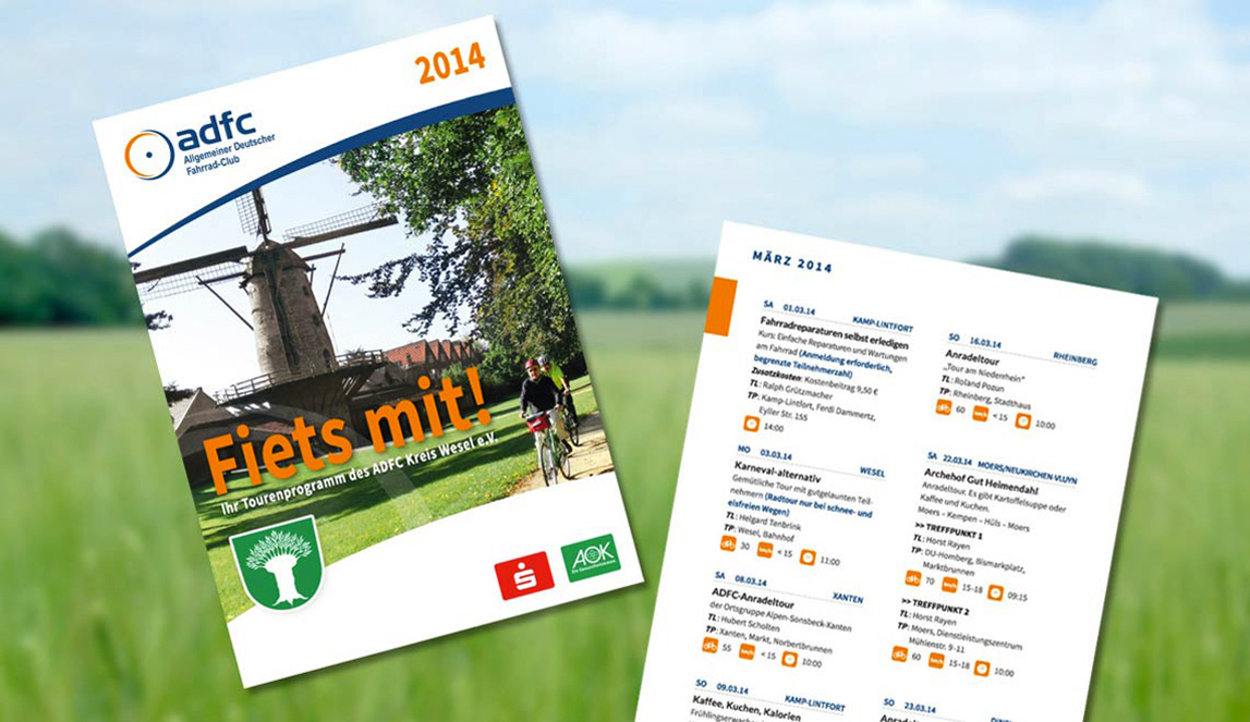 mediadesign linke - portfolio - Fiets mit! - ADFC Jahresmagazin 2015 - Teilausschnitt aus dem Jahresmagazin mediadesign linke - portfolio - Fiets mit! - ADFC Jahresmagazin 2015 - Teilausschnitt aus dem Jahresmagazin
