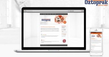 Webseite gestalten | Webdesign von mediadesign linke für Öztoprak Service GmbH
